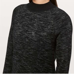 Lululemon Soft Shine Sweater *Black Steel Grey